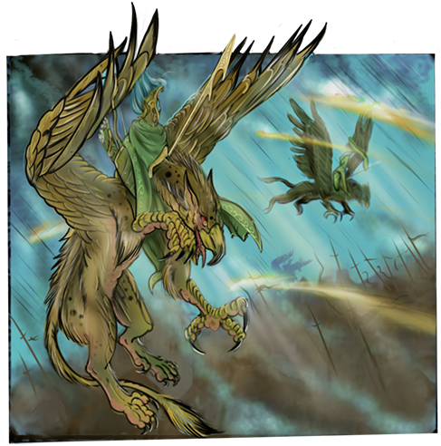 Elven gryphons